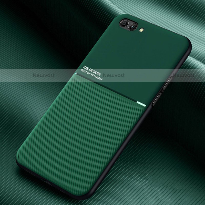 Ultra-thin Silicone Gel Soft Case 360 Degrees Cover S01 for Oppo A12e Green