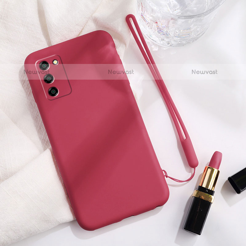 Ultra-thin Silicone Gel Soft Case 360 Degrees Cover S01 for Oppo A55S 5G