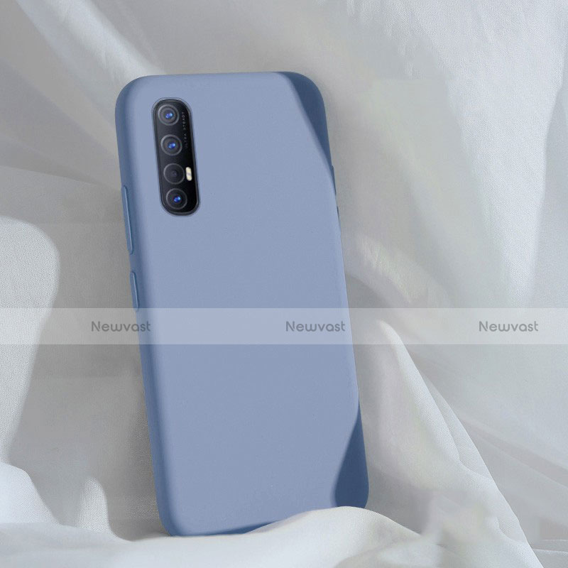 Ultra-thin Silicone Gel Soft Case 360 Degrees Cover S01 for Oppo Find X2 Neo Gray