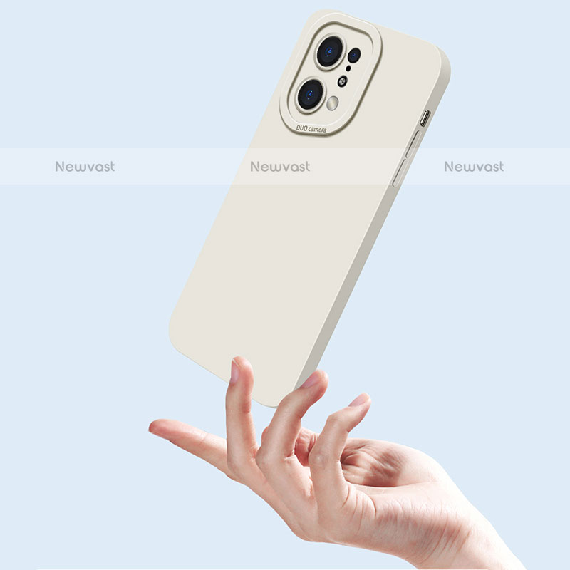 Ultra-thin Silicone Gel Soft Case 360 Degrees Cover S01 for Oppo Find X5 Pro 5G