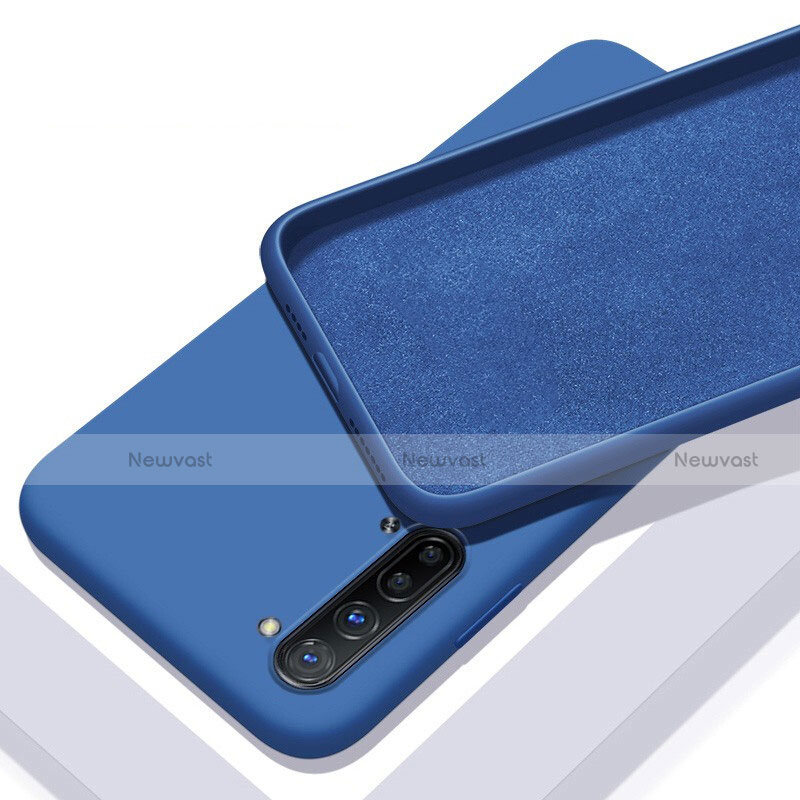 Ultra-thin Silicone Gel Soft Case 360 Degrees Cover S01 for Oppo K7 5G Blue