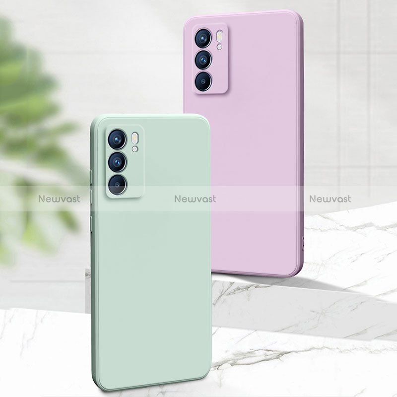 Ultra-thin Silicone Gel Soft Case 360 Degrees Cover S01 for Oppo Reno6 5G