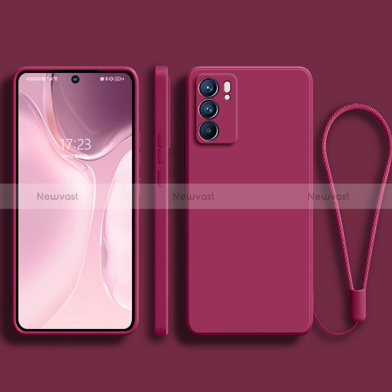 Ultra-thin Silicone Gel Soft Case 360 Degrees Cover S01 for Oppo Reno6 Pro 5G India