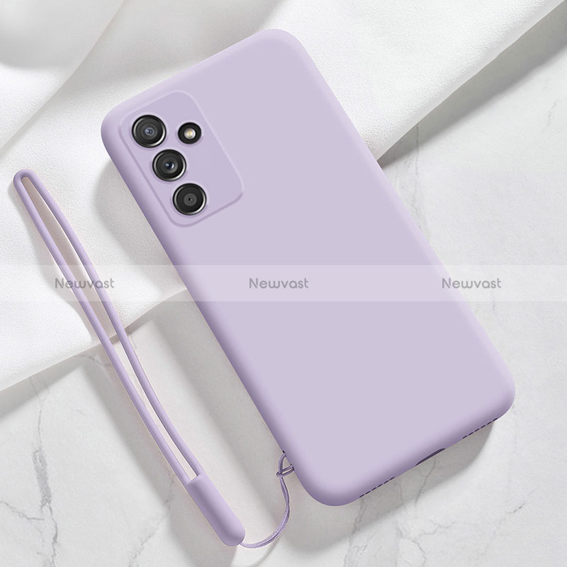 Ultra-thin Silicone Gel Soft Case 360 Degrees Cover S01 for Samsung Galaxy A14 5G Clove Purple