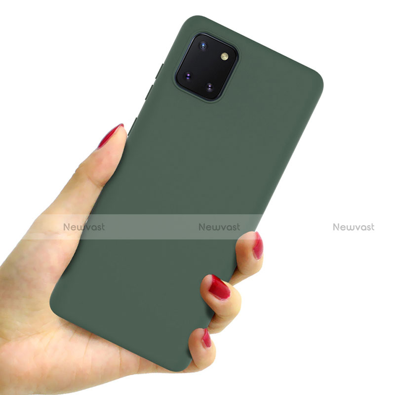 Ultra-thin Silicone Gel Soft Case 360 Degrees Cover S01 for Samsung Galaxy A81