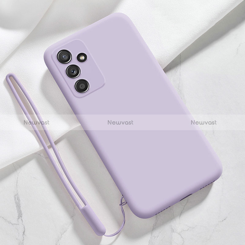 Ultra-thin Silicone Gel Soft Case 360 Degrees Cover S01 for Samsung Galaxy M23 5G Clove Purple