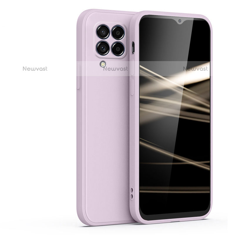 Ultra-thin Silicone Gel Soft Case 360 Degrees Cover S01 for Samsung Galaxy M42 5G Clove Purple
