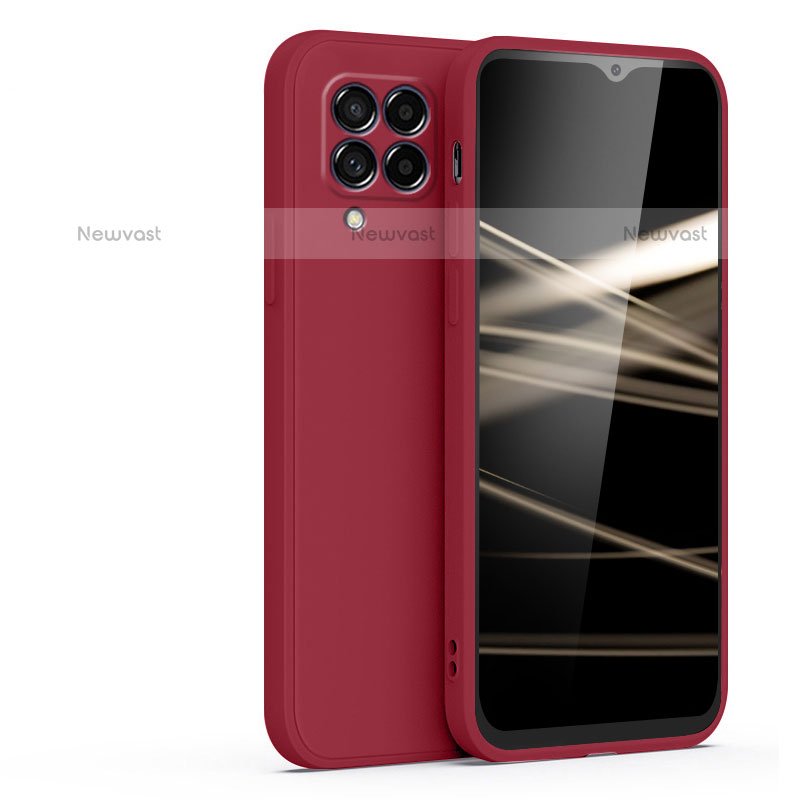 Ultra-thin Silicone Gel Soft Case 360 Degrees Cover S01 for Samsung Galaxy M42 5G Red