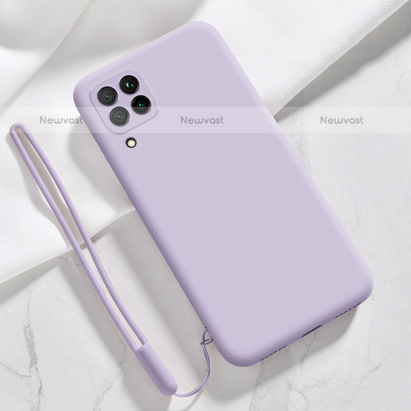 Ultra-thin Silicone Gel Soft Case 360 Degrees Cover S01 for Samsung Galaxy M53 5G Clove Purple