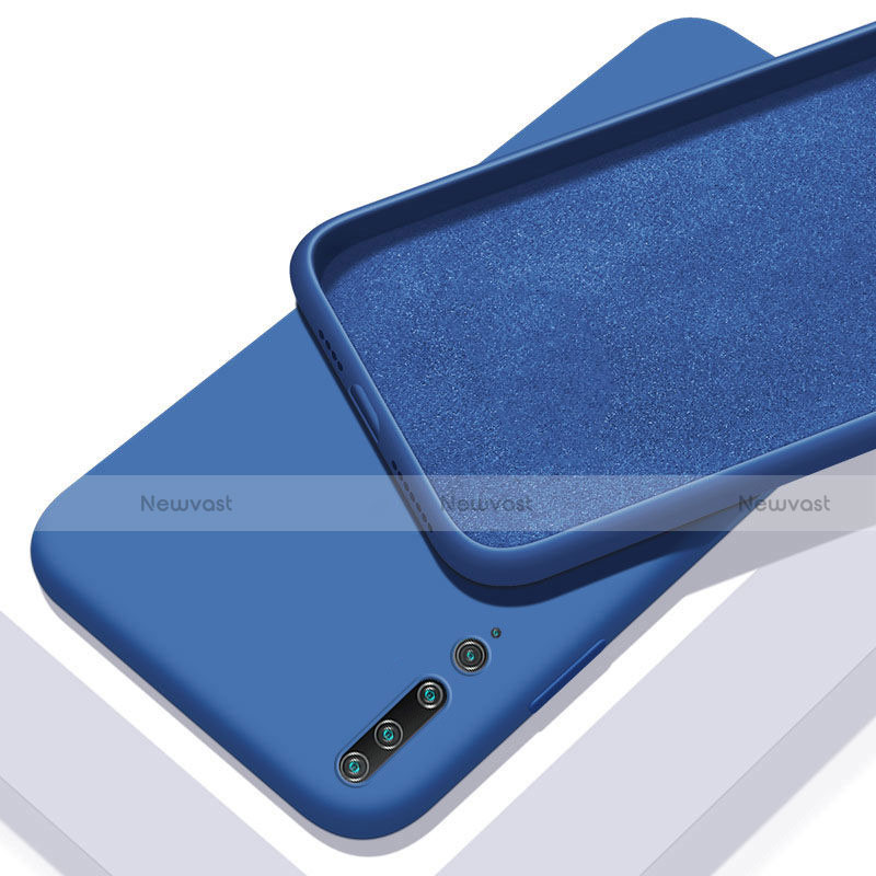 Ultra-thin Silicone Gel Soft Case 360 Degrees Cover S01 for Xiaomi Mi 10 Blue