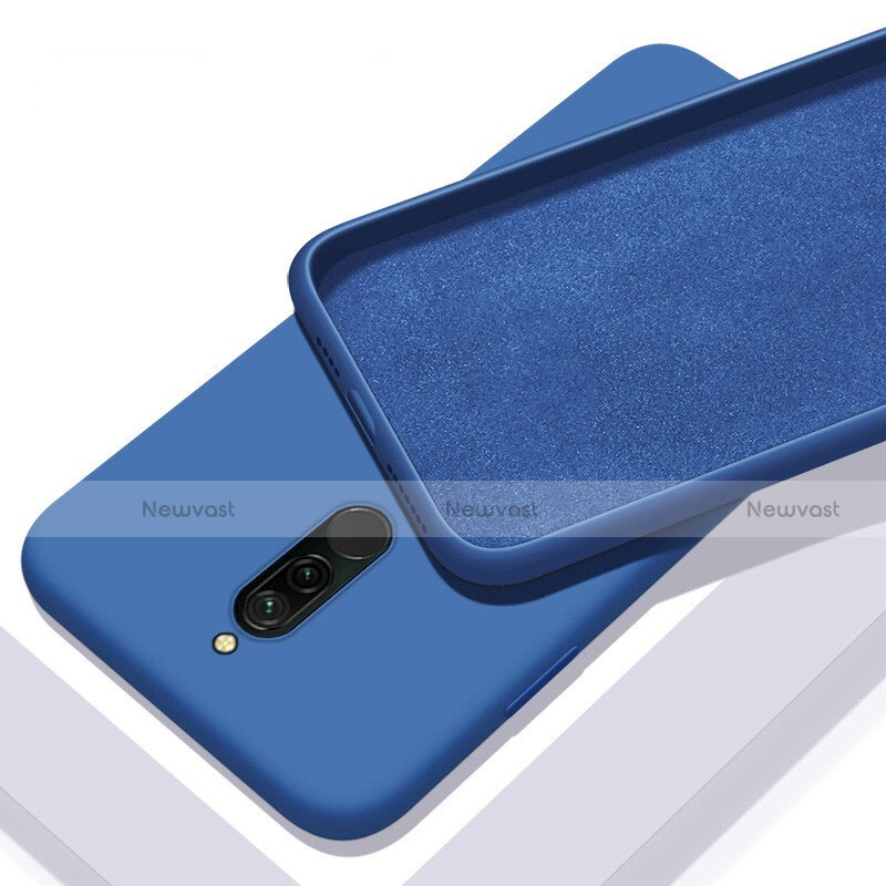 Ultra-thin Silicone Gel Soft Case 360 Degrees Cover S01 for Xiaomi Redmi 8 Blue