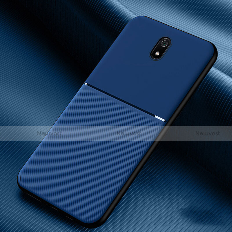 Ultra-thin Silicone Gel Soft Case 360 Degrees Cover S01 for Xiaomi Redmi 8A Blue