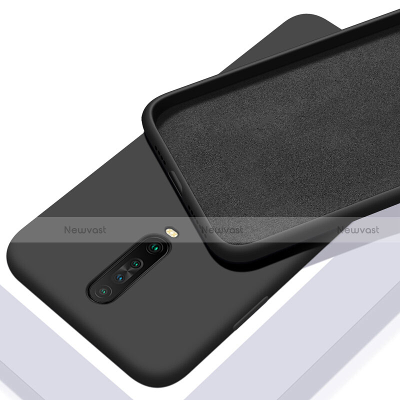 Ultra-thin Silicone Gel Soft Case 360 Degrees Cover S01 for Xiaomi Redmi K30 5G Black