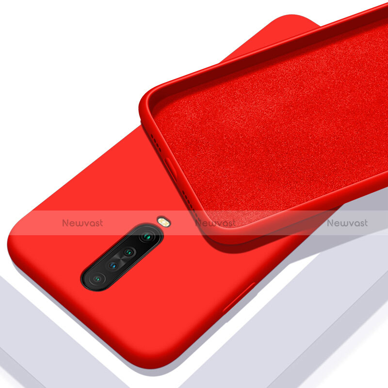 Ultra-thin Silicone Gel Soft Case 360 Degrees Cover S01 for Xiaomi Redmi K30 5G Red