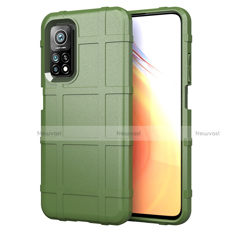 Ultra-thin Silicone Gel Soft Case 360 Degrees Cover S01 for Xiaomi Redmi K30S 5G Army green