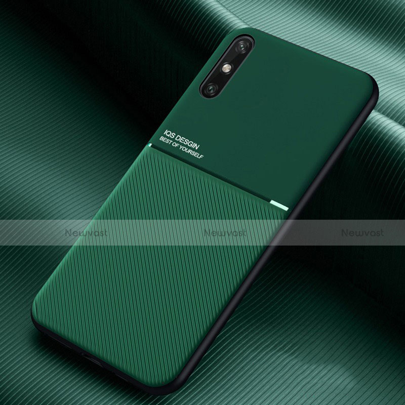 Ultra-thin Silicone Gel Soft Case 360 Degrees Cover S02 for Huawei Enjoy 10e Green