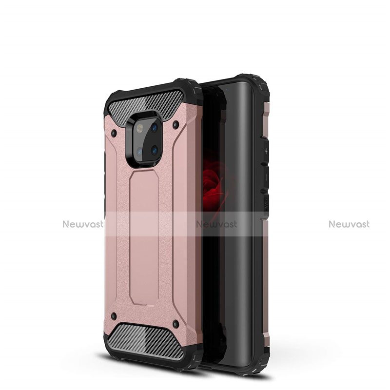 Ultra-thin Silicone Gel Soft Case 360 Degrees Cover S02 for Huawei Mate 20 Pro Rose Gold