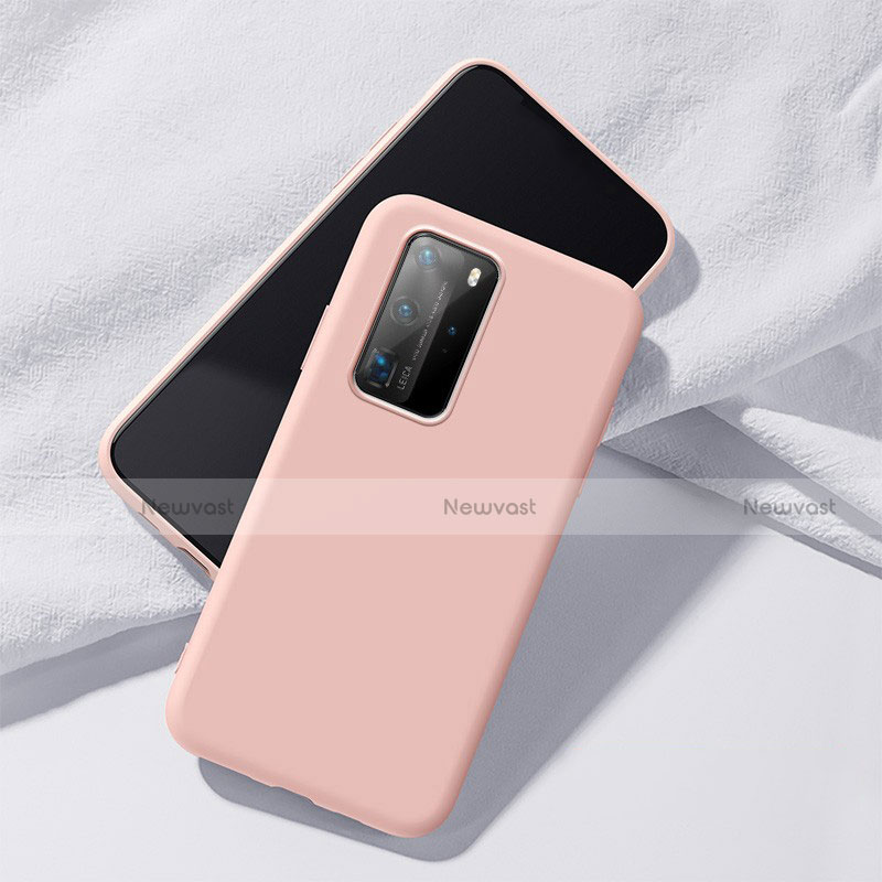 Ultra-thin Silicone Gel Soft Case 360 Degrees Cover S02 for Huawei P40 Pro