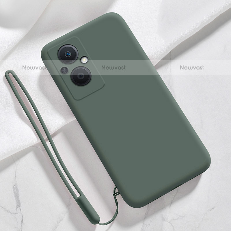 Ultra-thin Silicone Gel Soft Case 360 Degrees Cover S02 for OnePlus Nord N20 5G Midnight Green