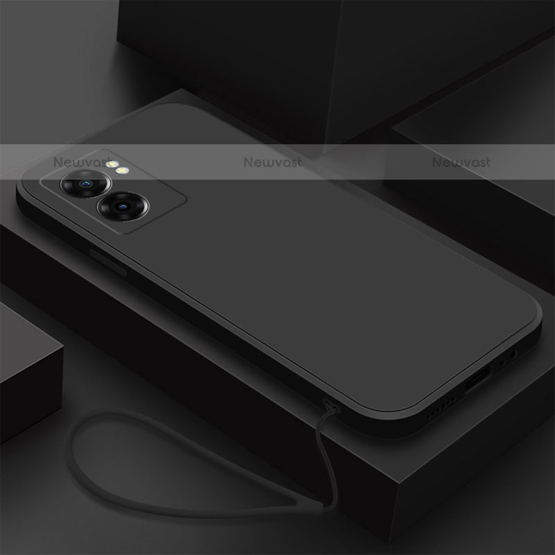 Ultra-thin Silicone Gel Soft Case 360 Degrees Cover S02 for OnePlus Nord N300 5G Black