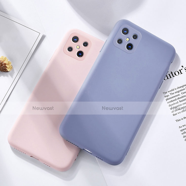 Ultra-thin Silicone Gel Soft Case 360 Degrees Cover S02 for Oppo A92s 5G