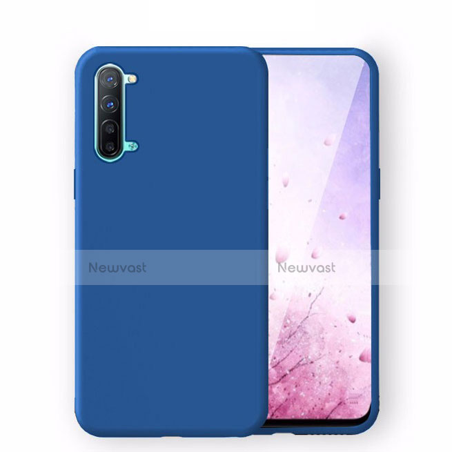 Ultra-thin Silicone Gel Soft Case 360 Degrees Cover S02 for Oppo Find X2 Lite Blue