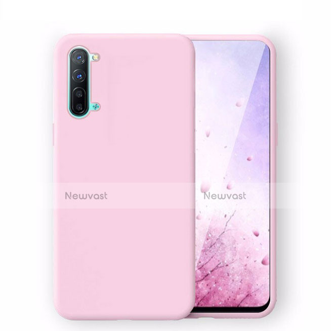 Ultra-thin Silicone Gel Soft Case 360 Degrees Cover S02 for Oppo Find X2 Lite Pink