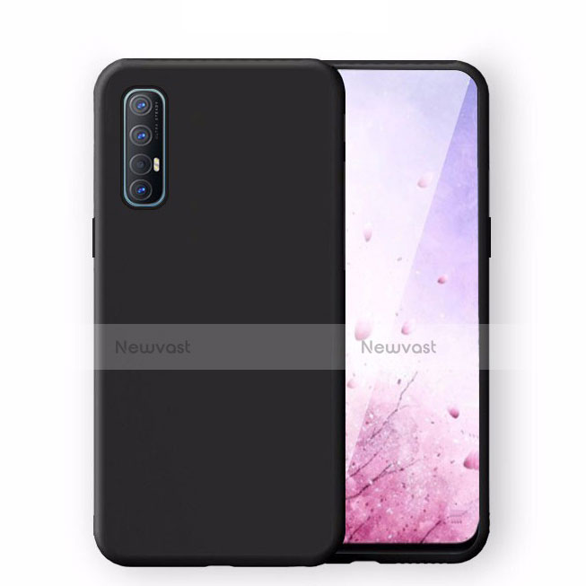 Ultra-thin Silicone Gel Soft Case 360 Degrees Cover S02 for Oppo Find X2 Neo Black