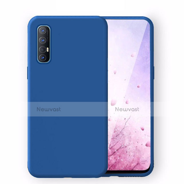 Ultra-thin Silicone Gel Soft Case 360 Degrees Cover S02 for Oppo Find X2 Neo Blue