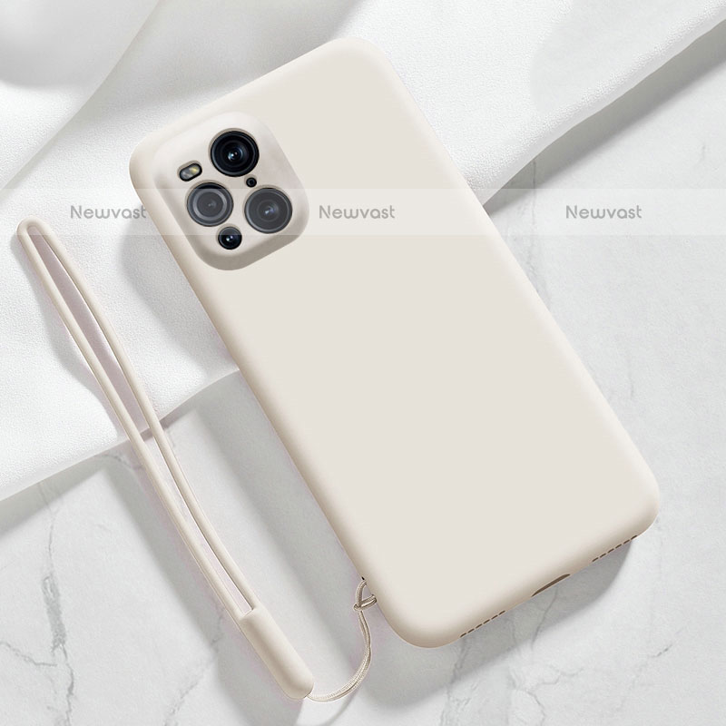 Ultra-thin Silicone Gel Soft Case 360 Degrees Cover S02 for Oppo Find X3 Pro 5G