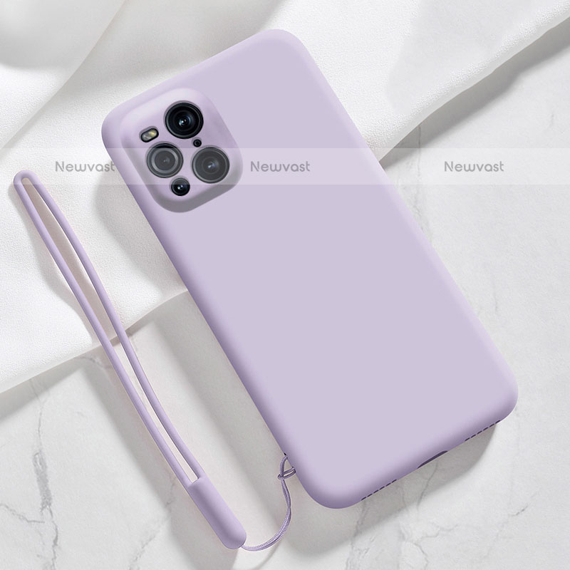 Ultra-thin Silicone Gel Soft Case 360 Degrees Cover S02 for Oppo Find X3 Pro 5G