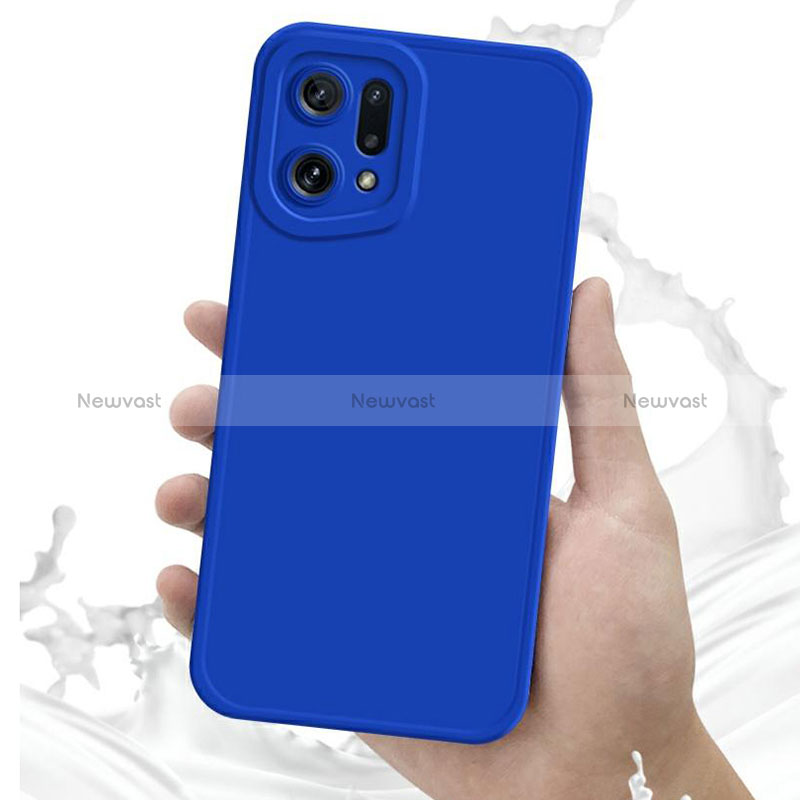 Ultra-thin Silicone Gel Soft Case 360 Degrees Cover S02 for Oppo Find X5 5G