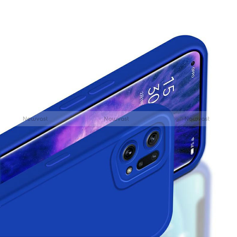 Ultra-thin Silicone Gel Soft Case 360 Degrees Cover S02 for Oppo Find X5 5G