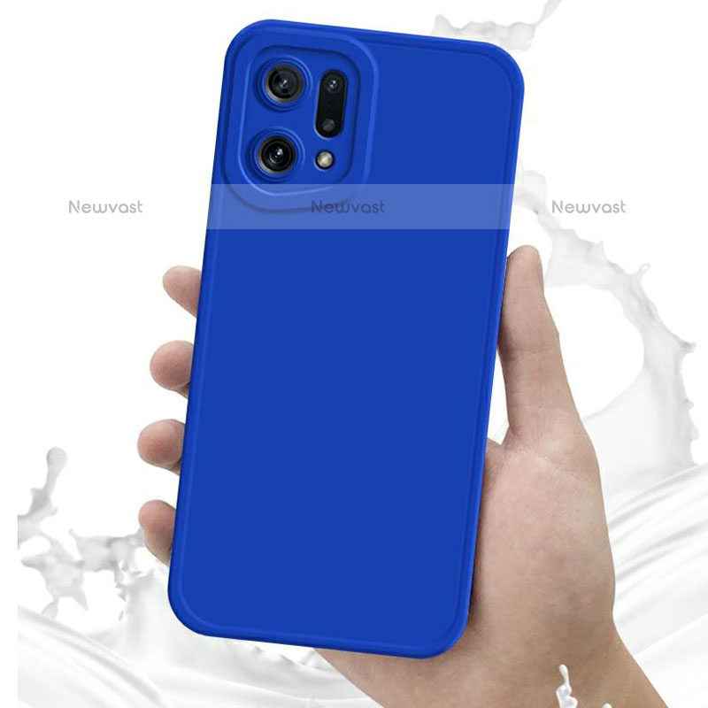 Ultra-thin Silicone Gel Soft Case 360 Degrees Cover S02 for Oppo Find X5 Pro 5G