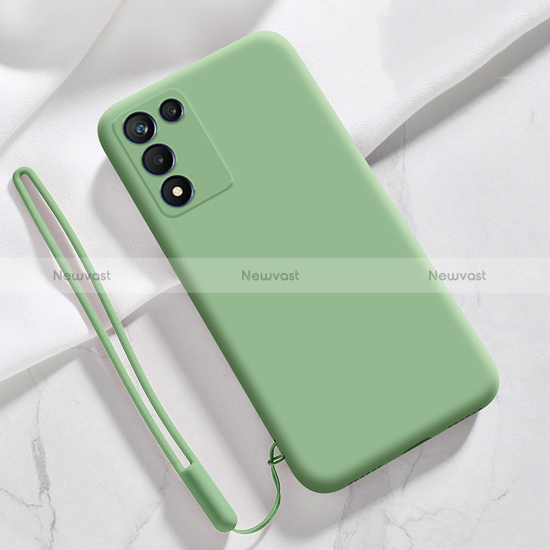 Ultra-thin Silicone Gel Soft Case 360 Degrees Cover S02 for Oppo K9S 5G Matcha Green