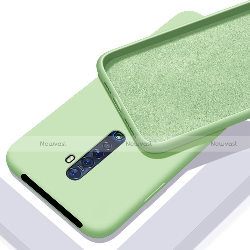 Ultra-thin Silicone Gel Soft Case 360 Degrees Cover S02 for Oppo Reno2 Green