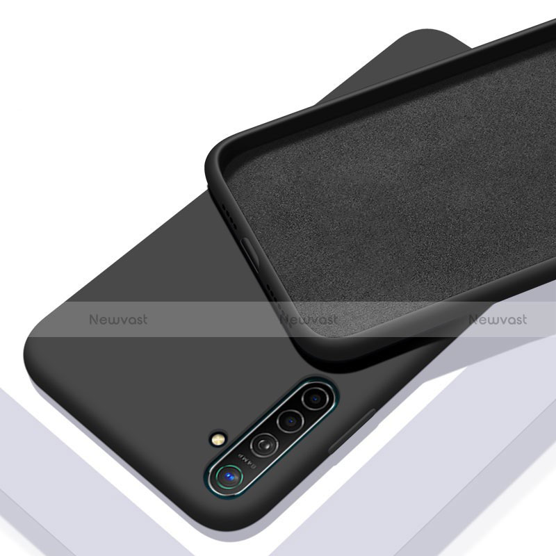 Ultra-thin Silicone Gel Soft Case 360 Degrees Cover S02 for Realme X2 Black