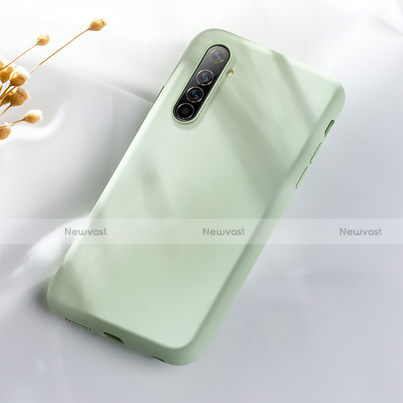 Ultra-thin Silicone Gel Soft Case 360 Degrees Cover S02 for Realme X50 Pro 5G Green