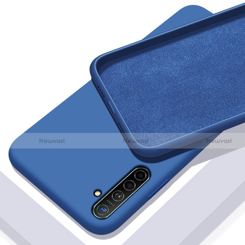 Ultra-thin Silicone Gel Soft Case 360 Degrees Cover S02 for Realme XT Blue