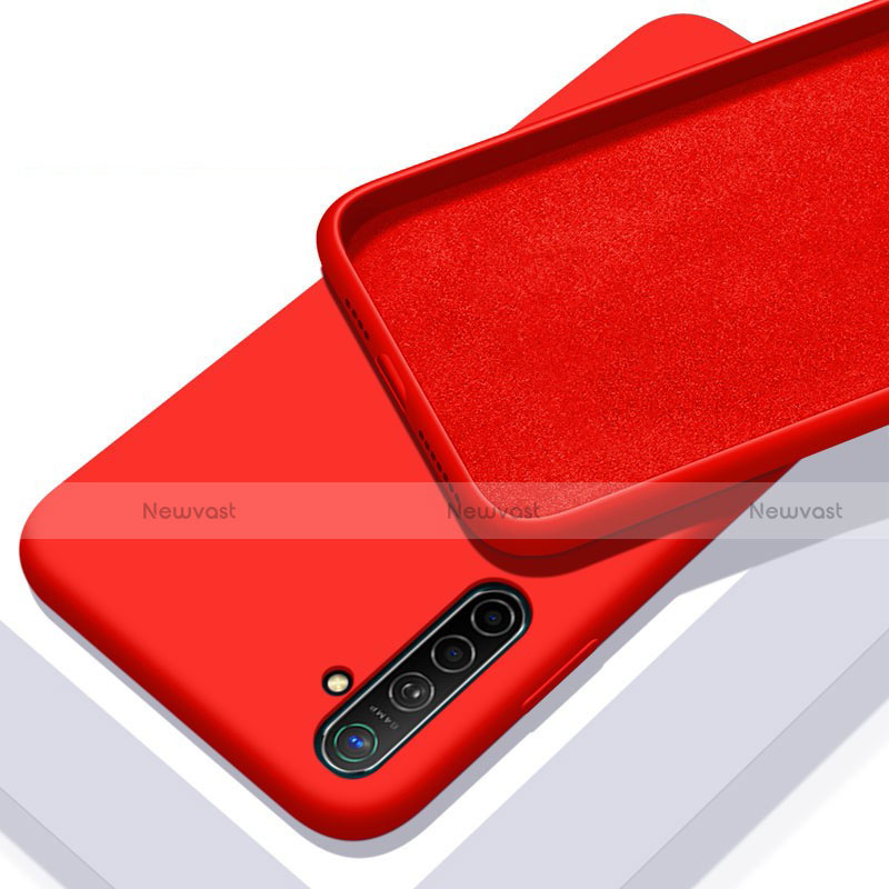 Ultra-thin Silicone Gel Soft Case 360 Degrees Cover S02 for Realme XT Red