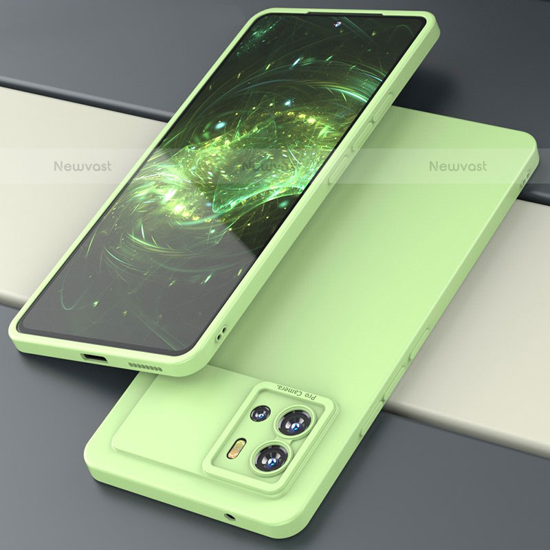 Ultra-thin Silicone Gel Soft Case 360 Degrees Cover S02 for Vivo iQOO 9 5G Matcha Green
