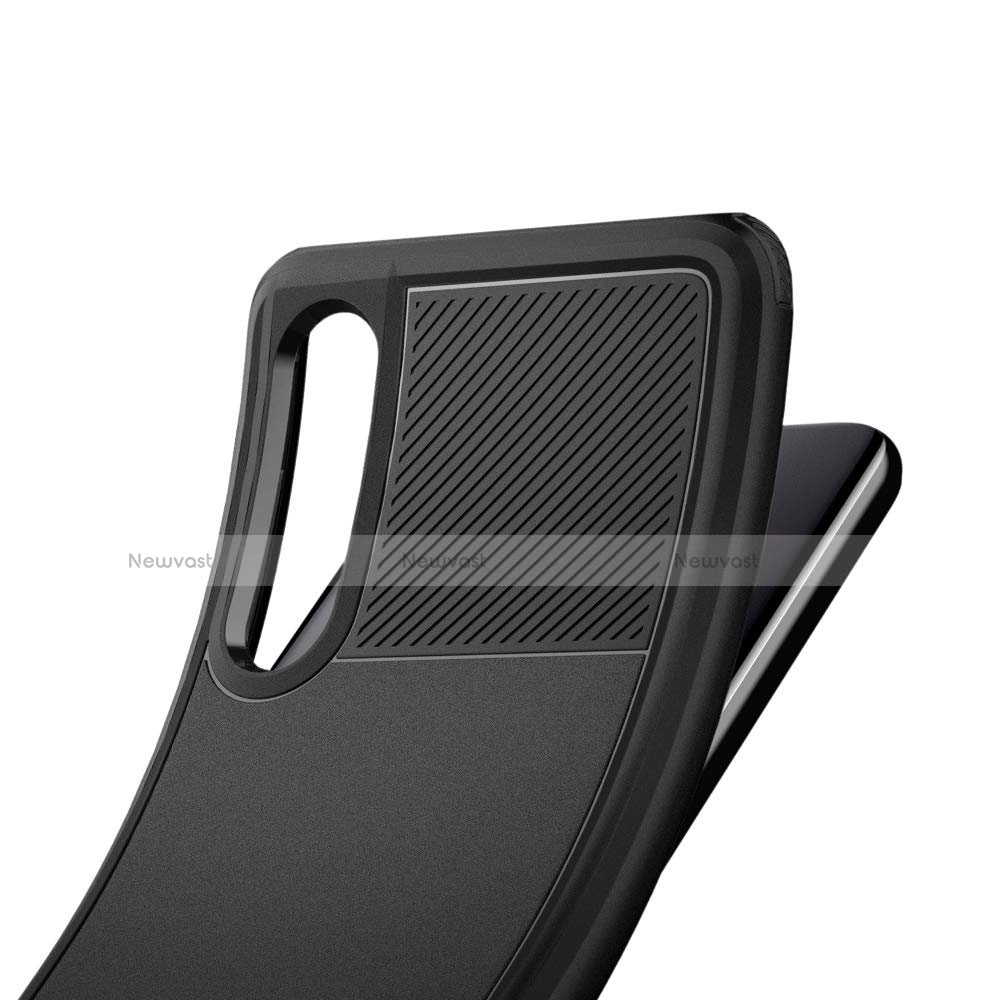 Ultra-thin Silicone Gel Soft Case 360 Degrees Cover S03 for Huawei P30 Black