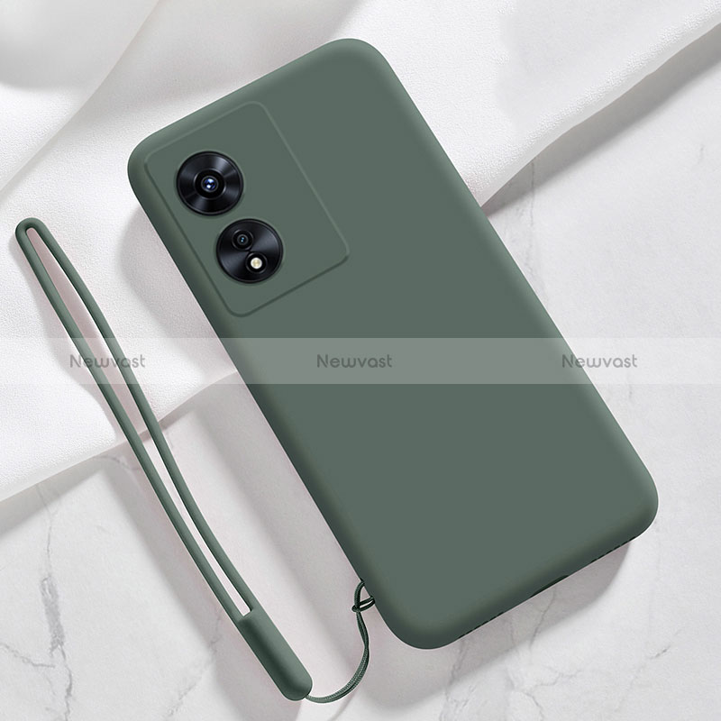 Ultra-thin Silicone Gel Soft Case 360 Degrees Cover S03 for Oppo A58 5G