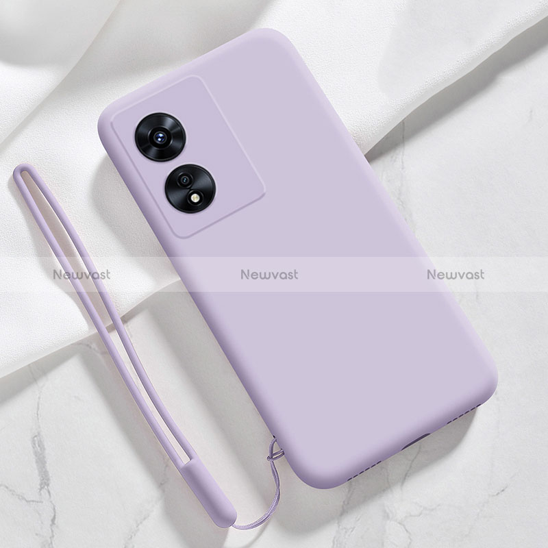 Ultra-thin Silicone Gel Soft Case 360 Degrees Cover S03 for Oppo A58x 5G