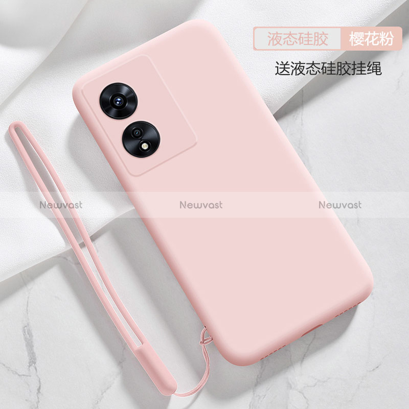 Ultra-thin Silicone Gel Soft Case 360 Degrees Cover S03 for Oppo A58x 5G