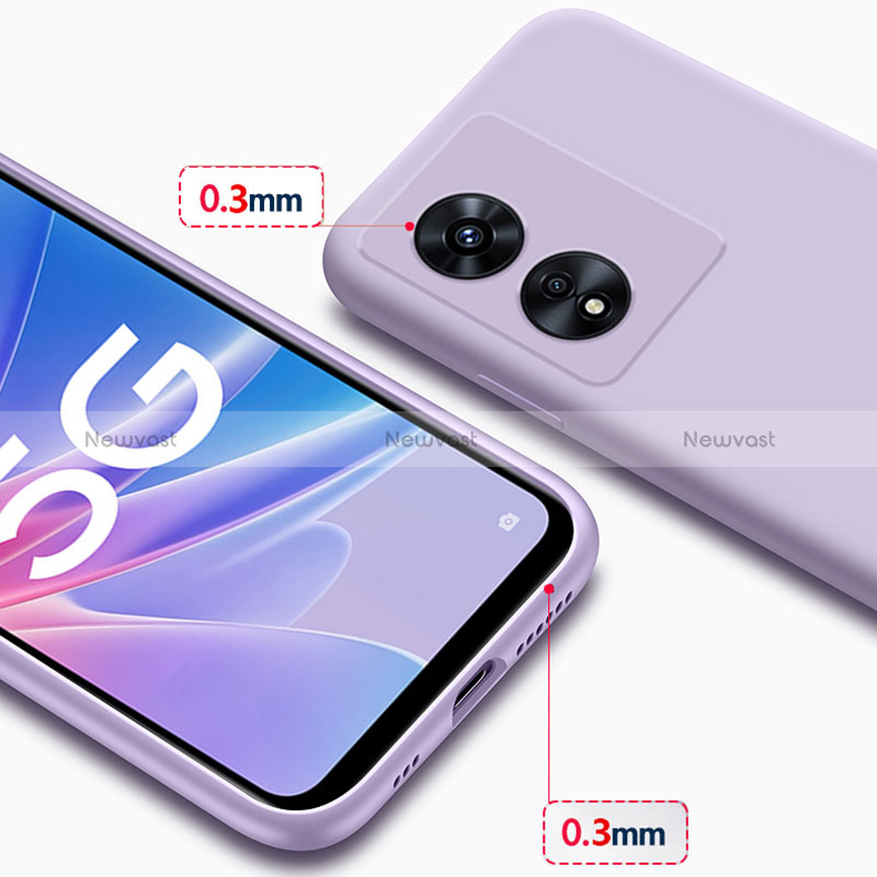 Ultra-thin Silicone Gel Soft Case 360 Degrees Cover S03 for Oppo A78 5G