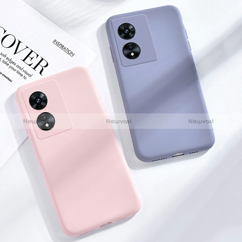 Ultra-thin Silicone Gel Soft Case 360 Degrees Cover S03 for Oppo A78 5G