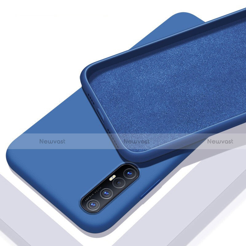 Ultra-thin Silicone Gel Soft Case 360 Degrees Cover S03 for Oppo Find X2 Neo Blue