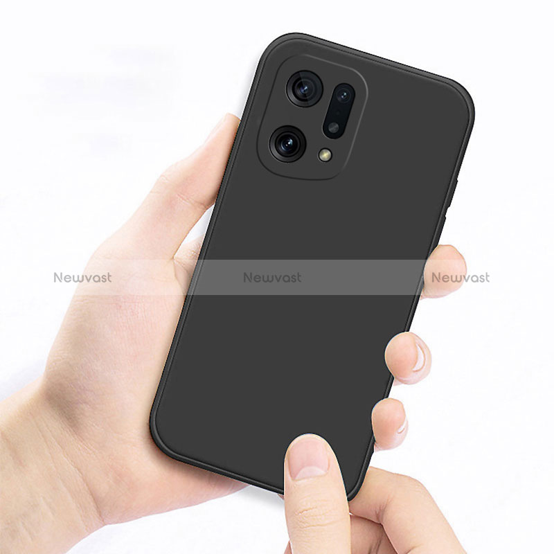 Ultra-thin Silicone Gel Soft Case 360 Degrees Cover S03 for Oppo Find X5 5G