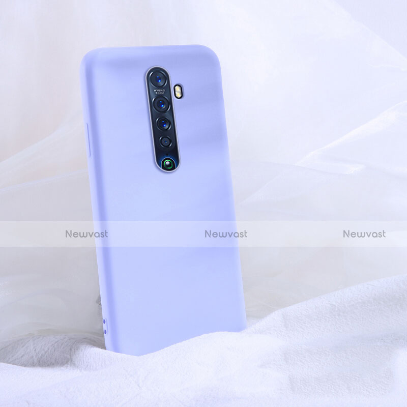 Ultra-thin Silicone Gel Soft Case 360 Degrees Cover S03 for Oppo Reno2 Purple